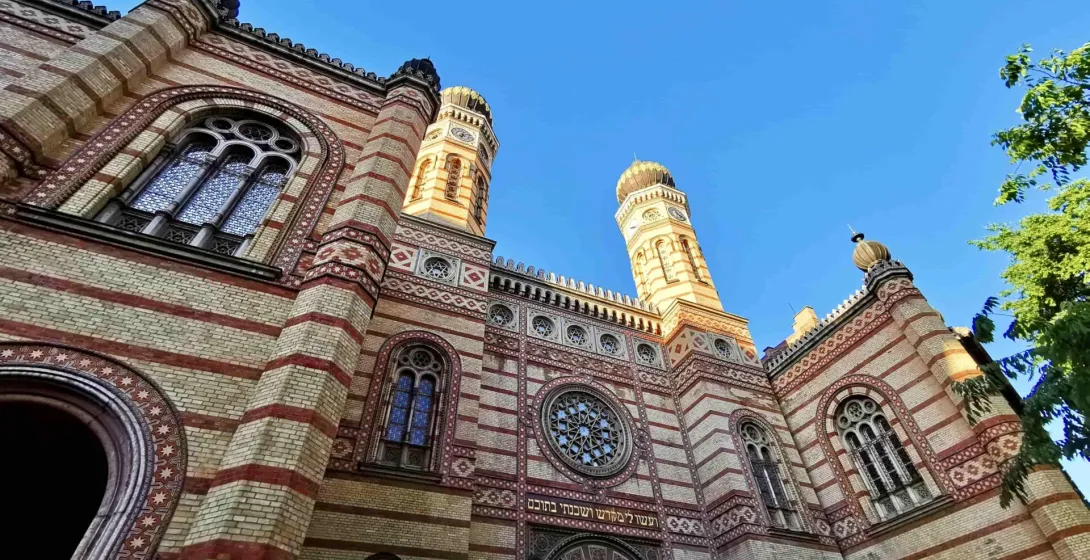 The magnificent Dohány Street Synagogue in Budapest's Jewish Quarter.