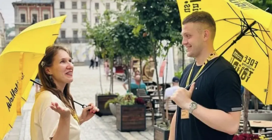 A guided walking tour in Lviv's Old Town.