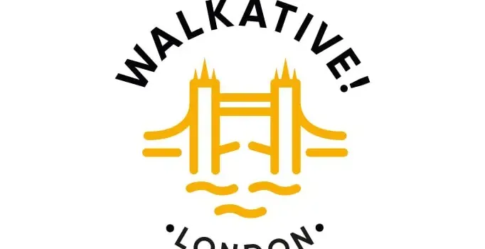 Walkative! London tour logo featuring Tower Bridge.