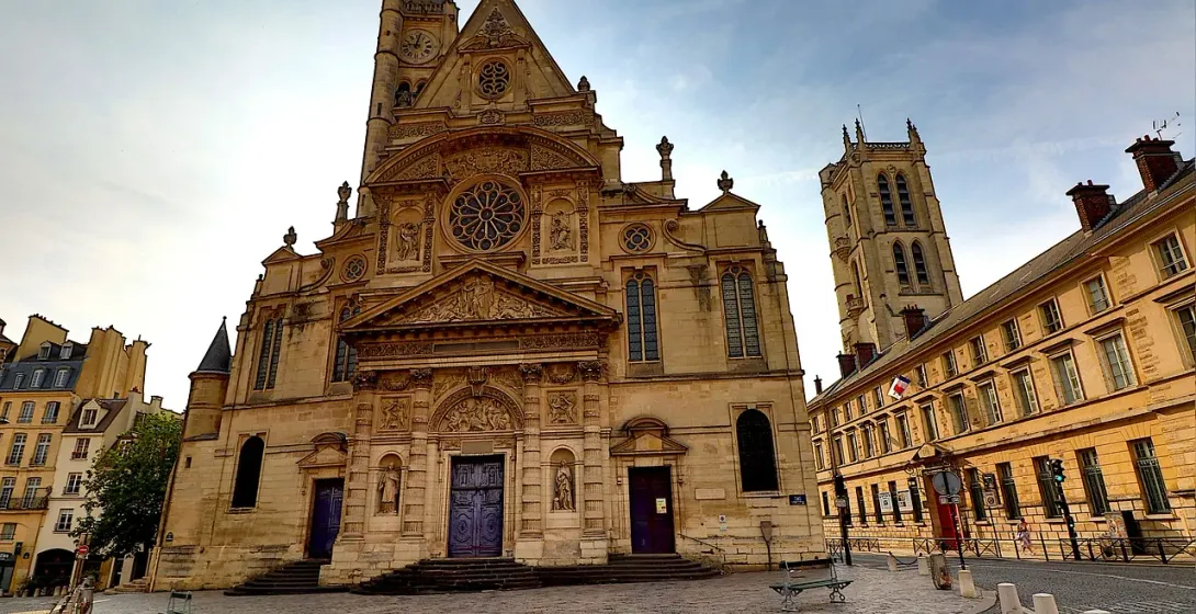 The magnificent Église Saint-Étienne-du-Mont in Paris.