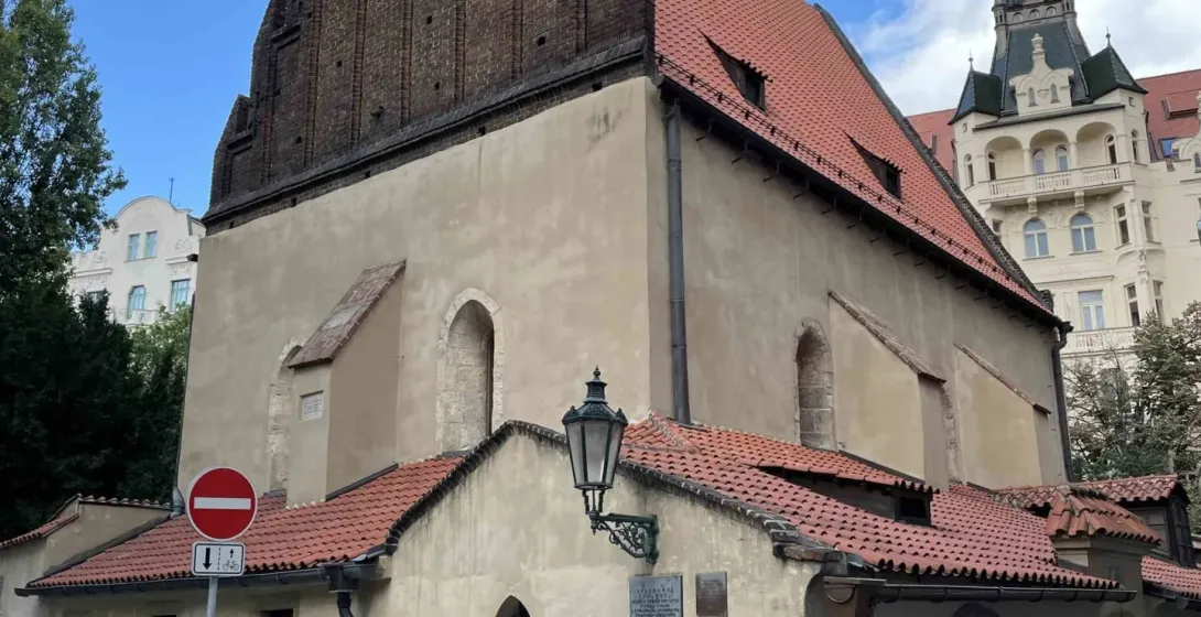 The Old-New Synagogue in Prague's Jewish Quarter, a stunning example of Gothic architecture.