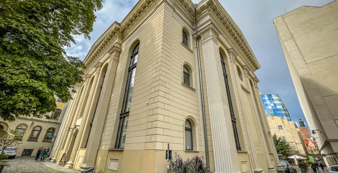 The stunning White Stork Synagogue in Wrocław, Poland.