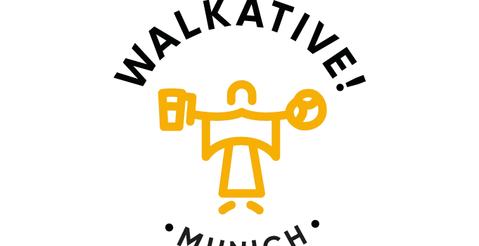 Stylized graphic of a person lifting weights.