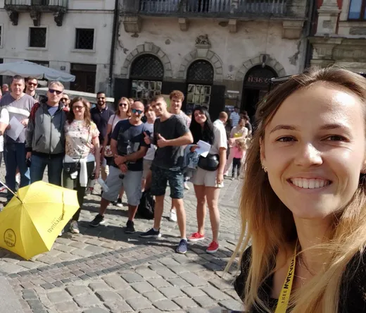 A guided walking tour in Krakow's Old Town.