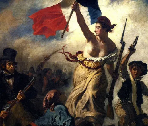 Liberty Leading the People, a powerful painting depicting the French Revolution.