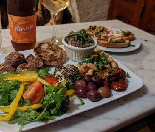 Delicious Maltese food on a Valletta food tour.