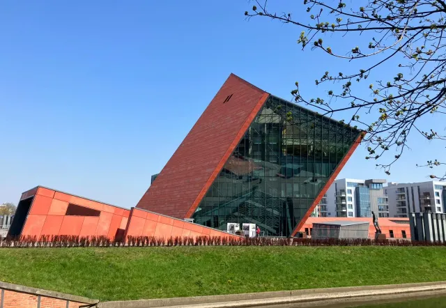 The striking Museum of the Second World War in Gdansk, Poland.