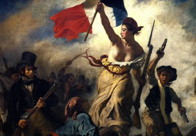 Liberty Leading the People, a powerful painting depicting the French Revolution.