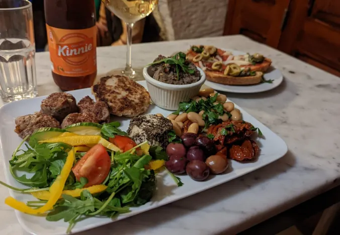 Delicious Maltese food on a Valletta food tour.