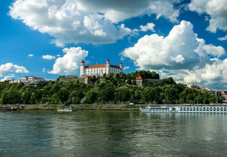 Bratislava Castle and Danube River cruise.