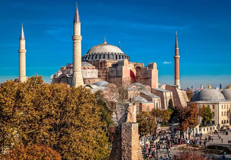 Hagia Sophia in Istanbul, Turkey, a stunning historical landmark.