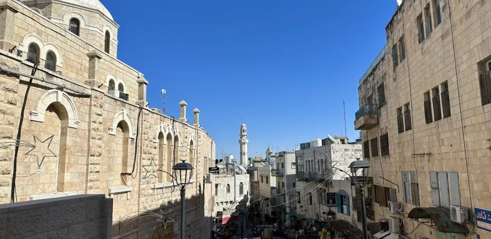 Street view in Bethlehem, Palestine