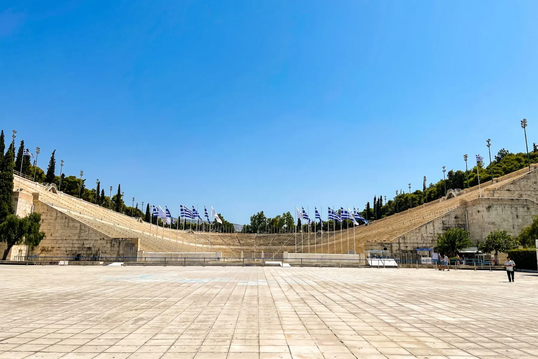 The majestic Panathenaic stadium in Athens