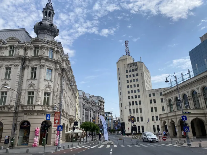 Explore Bucharest's charming streets on a free walking tour!