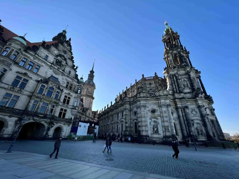 Explore the Frauenkirche and Royal Palace in Dresden, Germany.