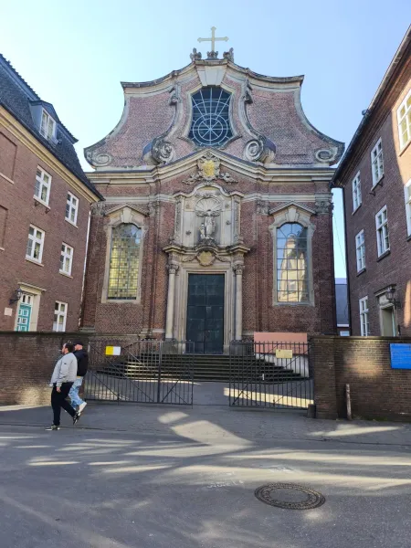 St. Catherine's Church in Hamburg, Germany, a beautiful Baroque-style building.