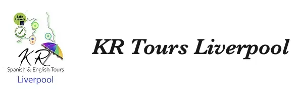 KR Tours Liverpool logo: Spanish & English guided tours.