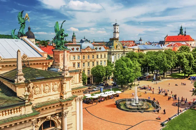 Grand Opera in Lviv is one of Europe's finest.