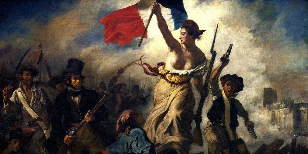 Liberty Leading the People, a powerful painting depicting the French Revolution.