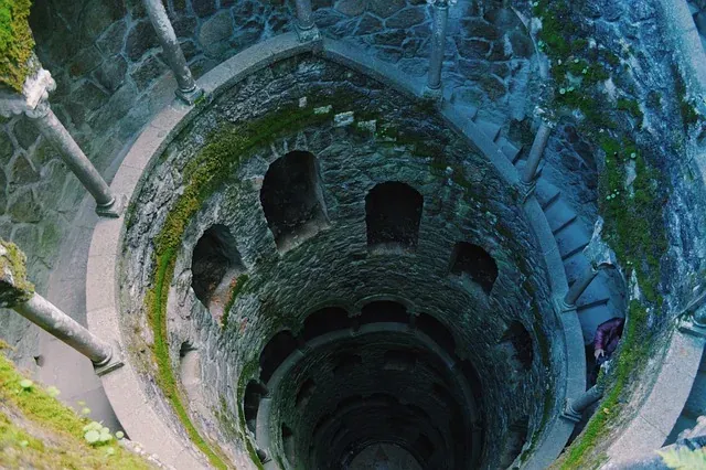 Explore the mystical Initiation Well at Quinta da Regaleira in Sintra, Portugal.