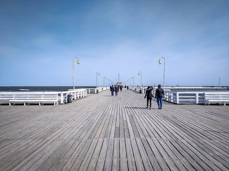 Sopot Pier view in Poland.