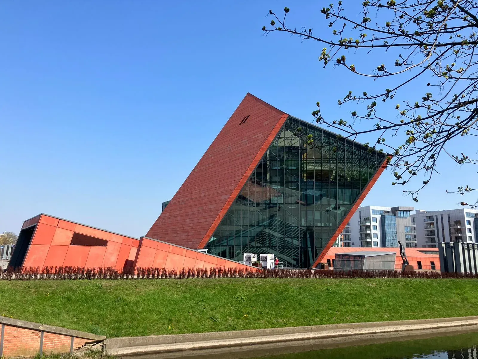 The striking Museum of the Second World War in Gdansk, Poland.